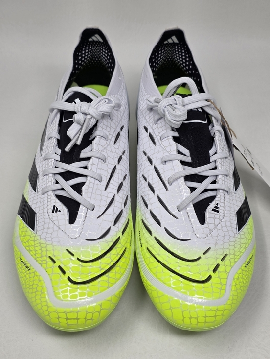 Adidas Predator Elite SG Cleats White/Black/Lemon JI1067 Mens Size 6.5/Women 7.5 main image 11